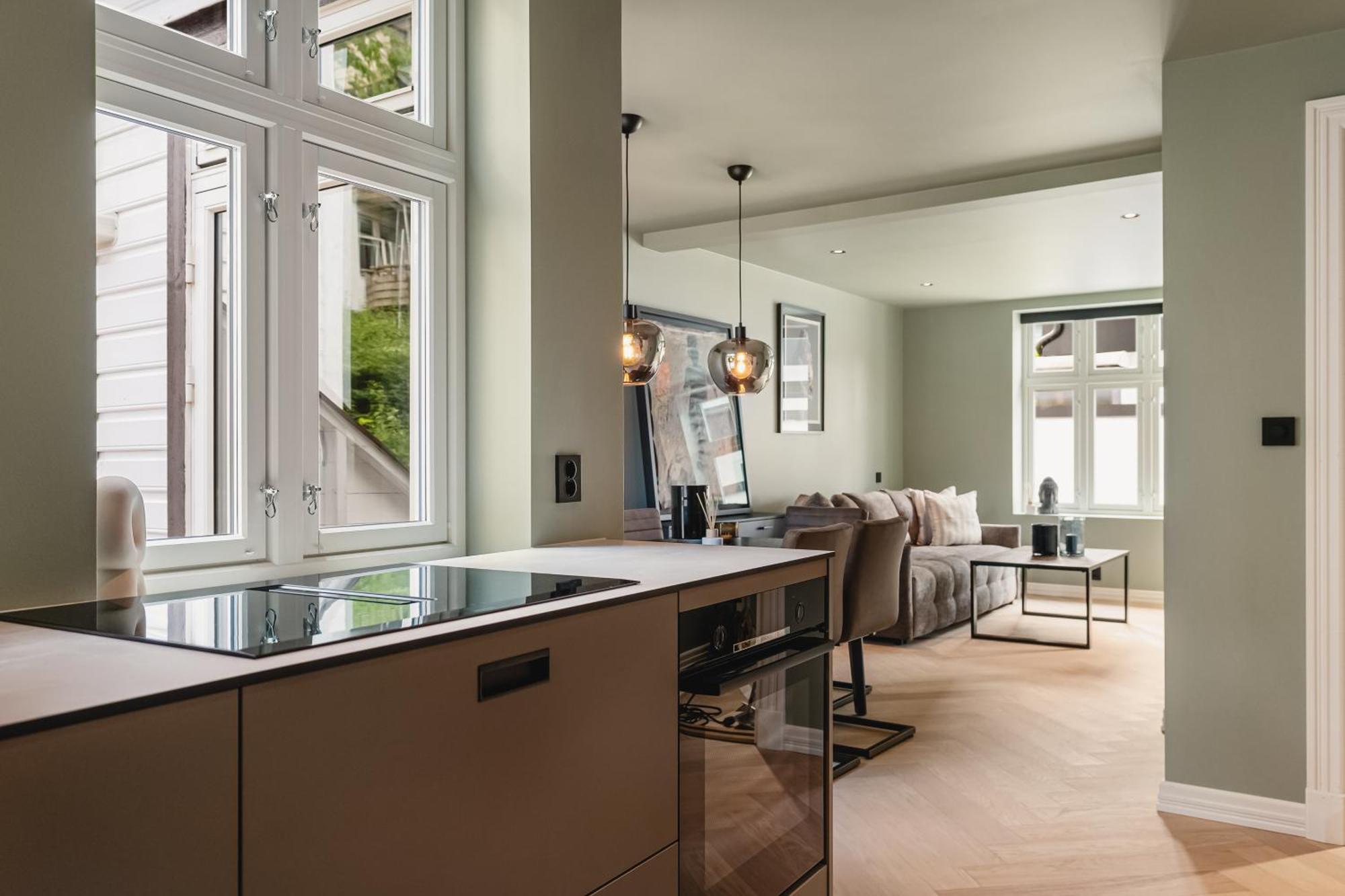 Bryggen // Floyen Living Apartment Bergen Luaran gambar