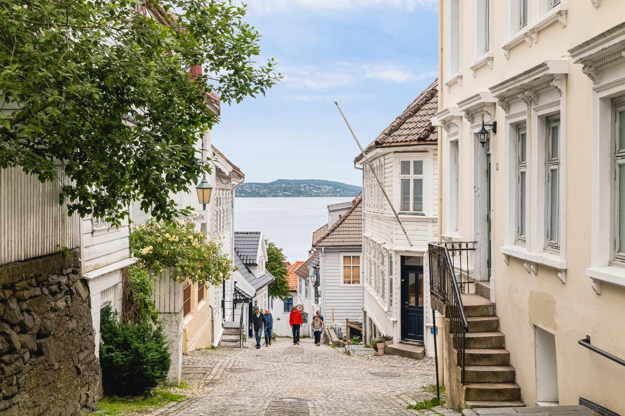 Bryggen // Floyen Living Apartment Bergen Luaran gambar