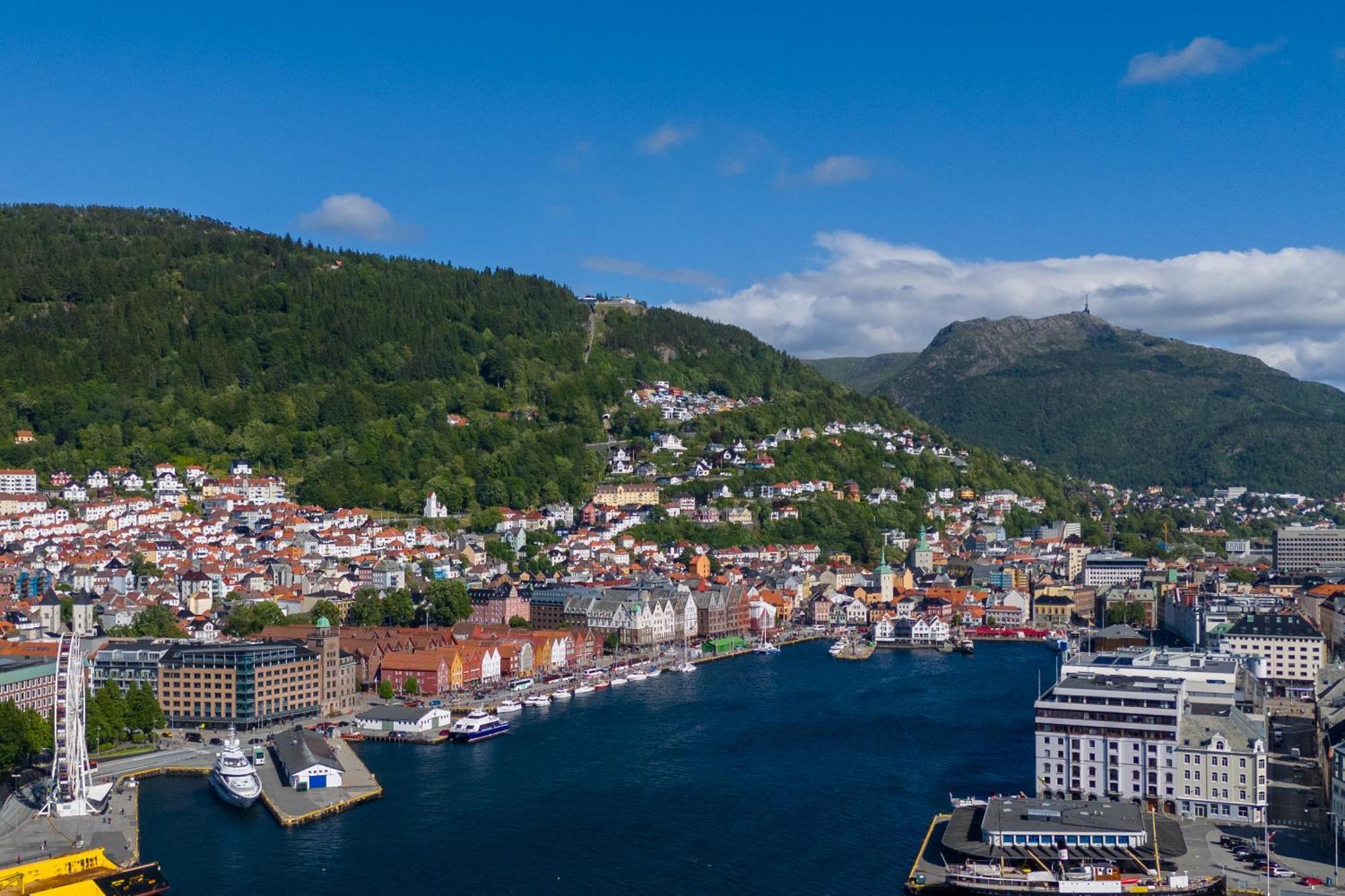 Bryggen // Floyen Living Apartment Bergen Luaran gambar
