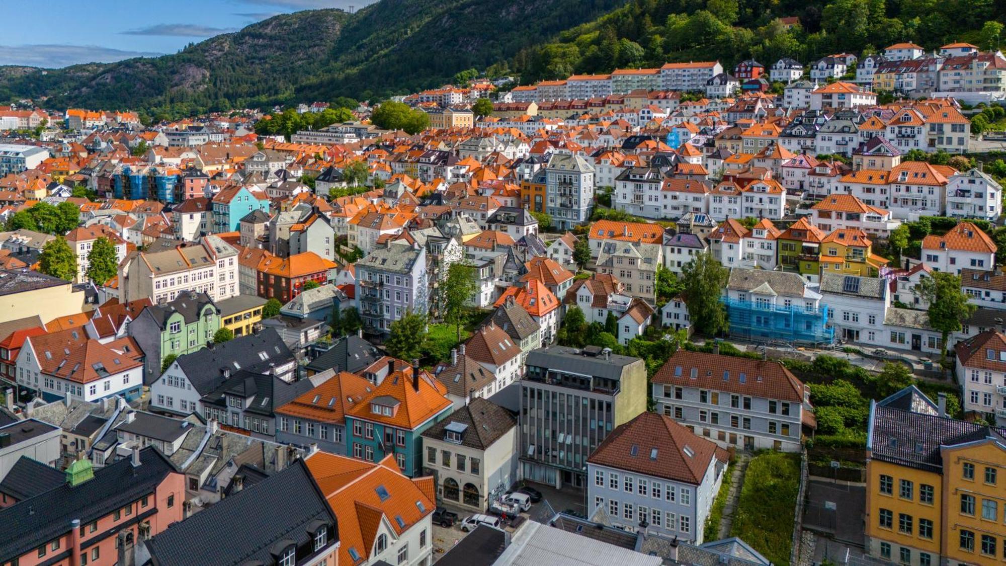 Bryggen // Floyen Living Apartment Bergen Luaran gambar